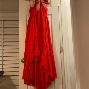 High low dress by juicy couture in cherry red